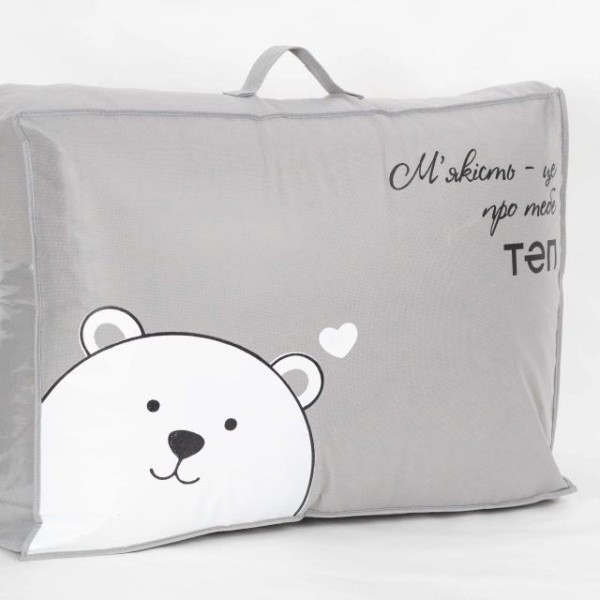 Фото - Ковдра демісезонна полуторна ТЕП TEDDY 150х210 см Молочний (1-05207_35046)