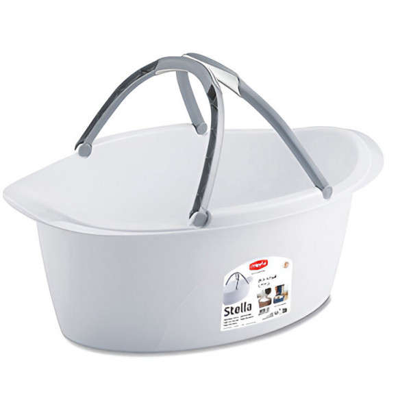 Фото - Корзина для хранения Stefanplast Stella с ручками 25 л Белый (PR181A/1)