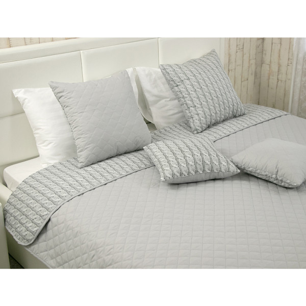 Фото - Подушка декоративна Руно 50х50 (Р306.52_Grey Braid)
