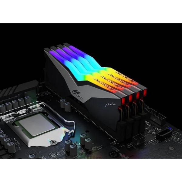 Фото - Память DDR OCPC Pista Titanium/Silver DDR5 6200MHz 32GB Kit 2x16GB (MMPT2K32GD562C40T)