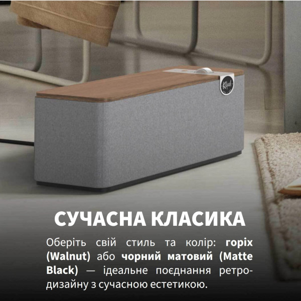 Фото - Портативна акустика Klipsch The One Plus Matt Black (1071959)