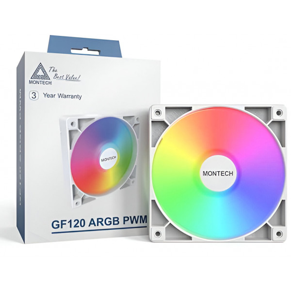 Фото - Корпусный вентилятор Montech GF120 PWM White