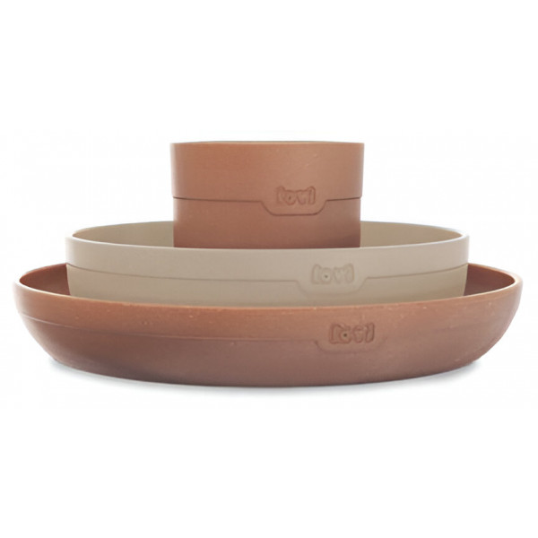 Фото - Набір дитячий 3 пр. Lovi Granola (21/532_bei) Фото - Набір дитячий 3 пр. Lovi Granola (21/532_bei)