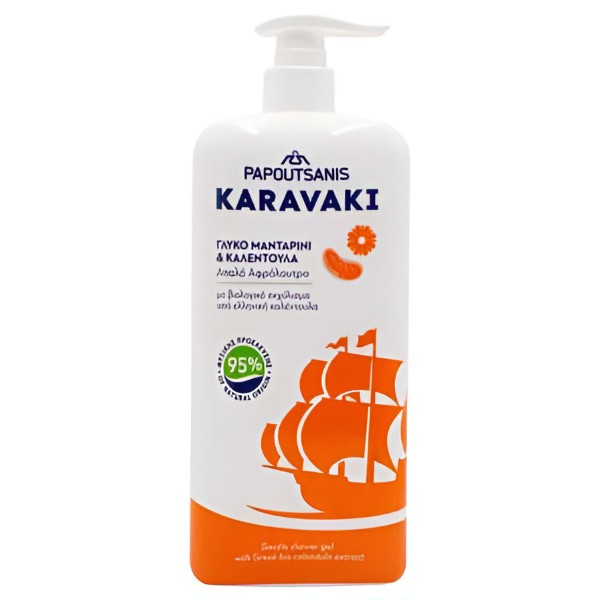 Фото - Гель для душу Karavaki Календула та Мандарин 750 мл (KSGCM750)