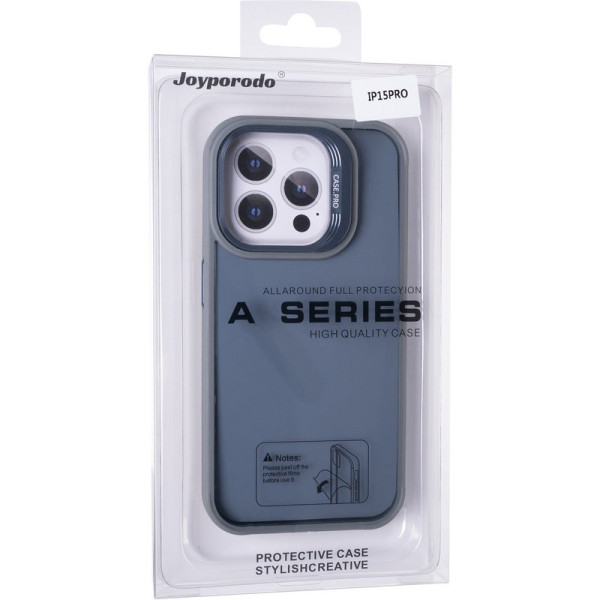 Фото - Чохол для смартфону Gelius Elegant Bumper Case Camera stand iPhone 15 Pro Grey (99488)