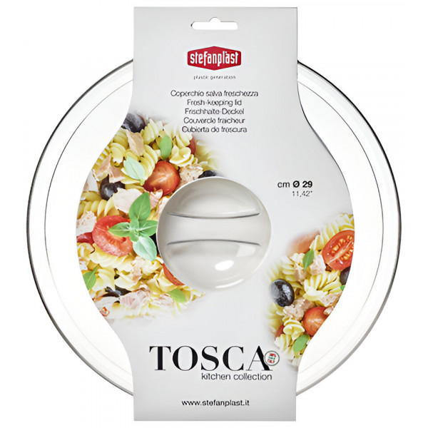 Фото - Кришка для ємності Stefanplast 55170 для миски TOSСA d.29 см