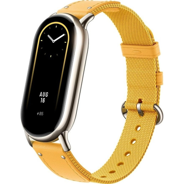 Фото - Ремінець для фітнес-браслету Xiaomi Smart Band 8/9 Braided Yellow (BHR7297CN)