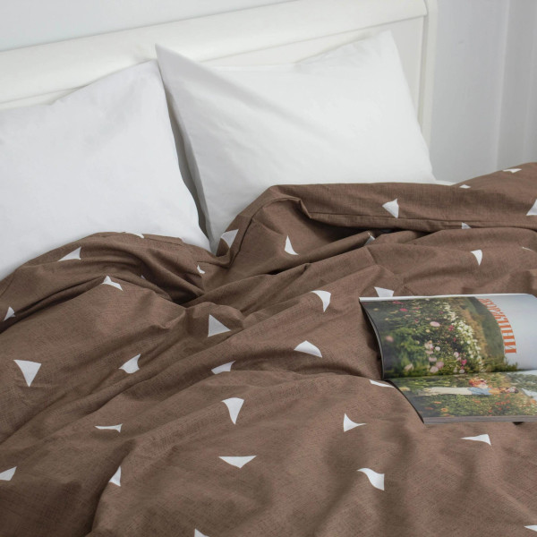 Фото - Підковдра двоспальна євро ТЕП бавовняна Cappuccino Night FR 200х215 см (2-04849_34299)