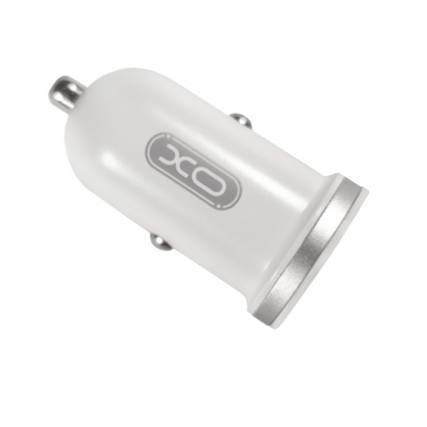 Фото - Автомобільний зарядний пристрій XO 2.1A/2 USB + lightning White (TZ08-L-WH)