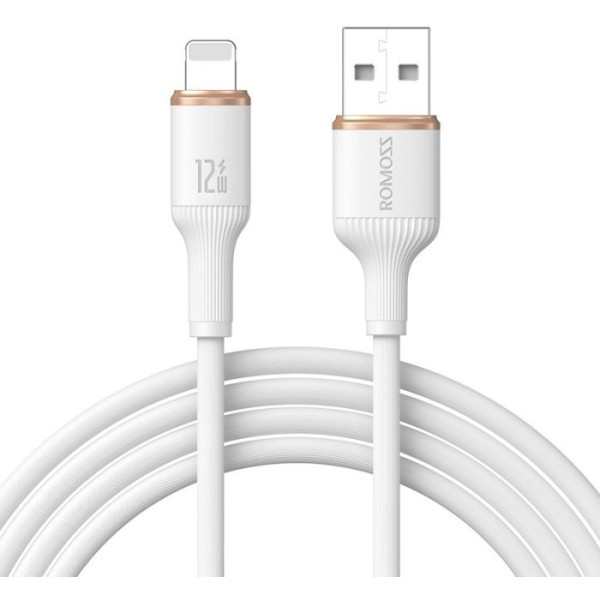 Фото - Кабель синхронизации данных Romoss CB1224 USB-Ligh 2.4A 2m White (CB1224-821-134H)