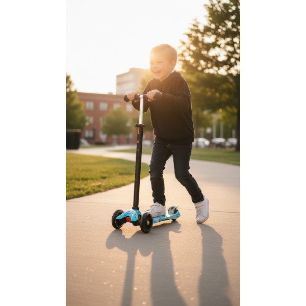 Фото - Триколісний самокат X-Treme KS-209W Black-Blue