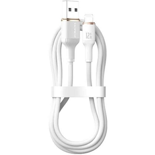 Фото - Кабель синхронизации данных Romoss CB1224 USB-Ligh 2.4A 2m White (CB1224-821-134H)