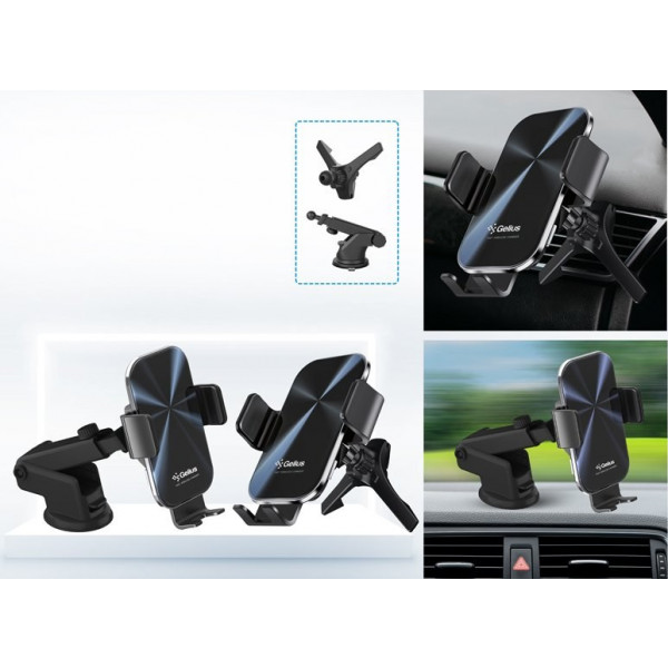 Фото - Автодержатель с беспроводной зарядкой Gelius Odyssey GP-WCH010 15W Black