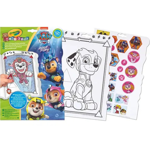 Фото - Розмальовки Crayola Paw Patrol 32 стор. та 4 стор. наліпок (81-1373)