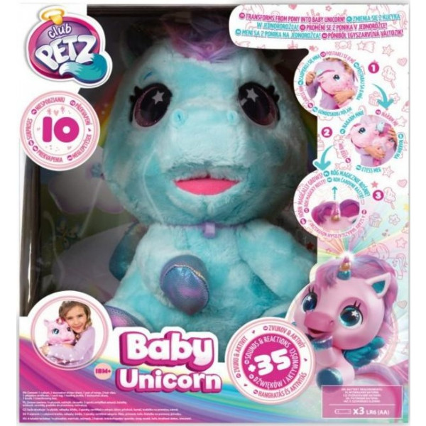 Фото - Интерактивная игрушка Club Petz My Baby Unicorn синий (IMC093881B)