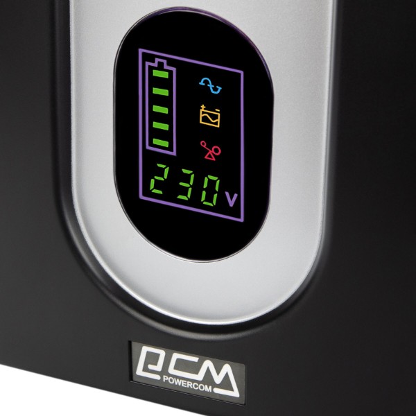 Фото - Джерело безперебійного живлення Powercom IMD-2000AP LCD