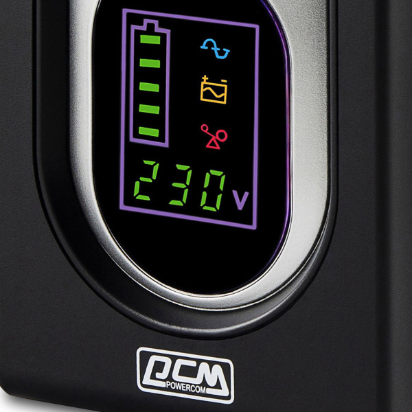 Фото - Источник бесперебойного питания Powercom IMD-625AP LCD USB