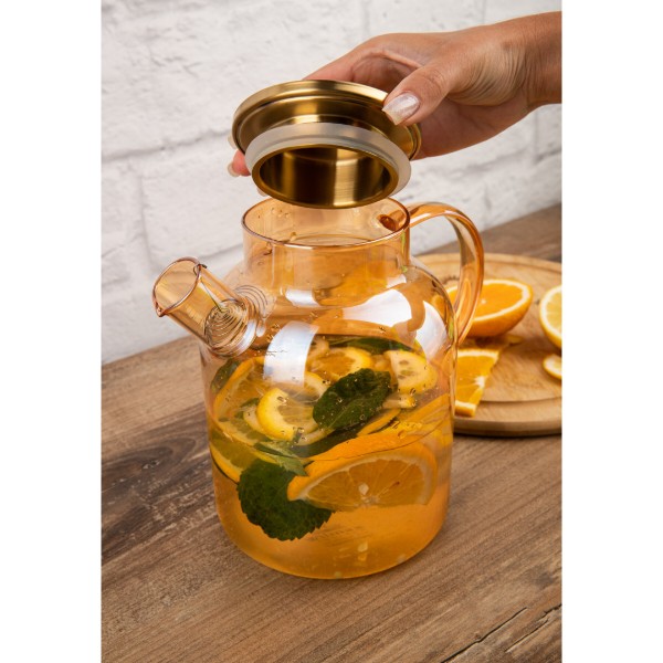 Фото - Чайник заварочный Wilmax Thermo Amber 1600 мл (WL-888811003 / A)
