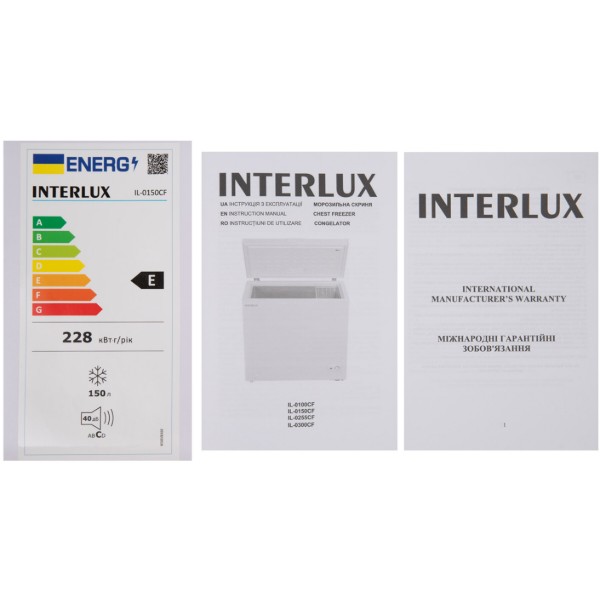 Фото - Морозильна скриня INTERLUX IL-0150CF