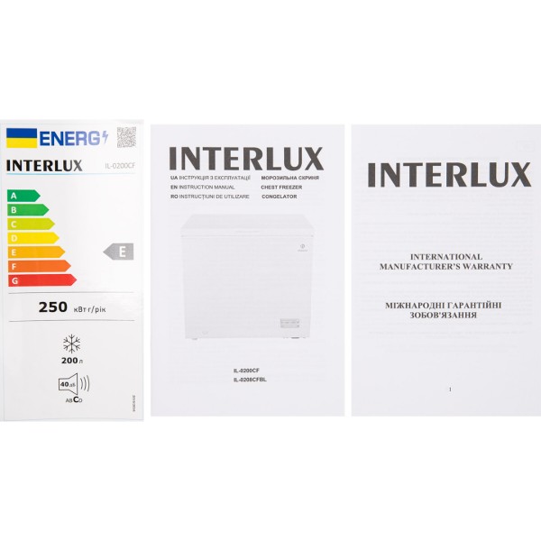 Фото - Морозильна скриня INTERLUX IL-0200CF