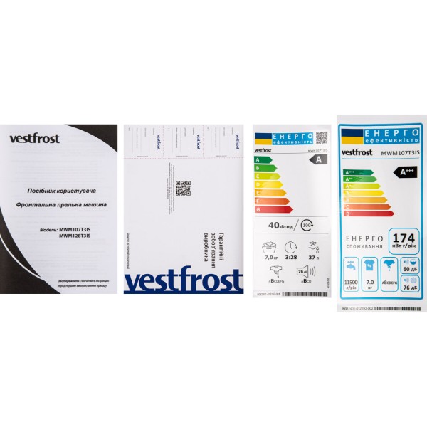 Фото - Пральна машина Vestfrost MWM107T3IS