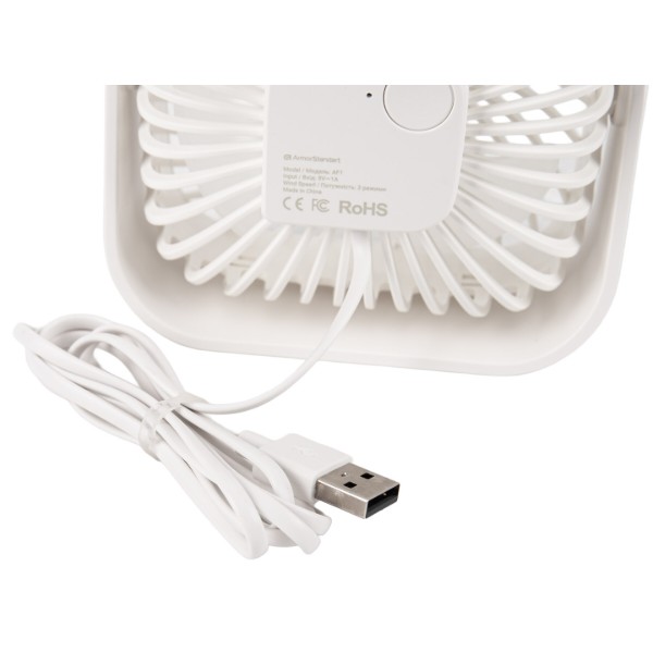 Фото - Вентилятор настільний Armorstandart WindDot AF1 USB-A White (ARM85146)