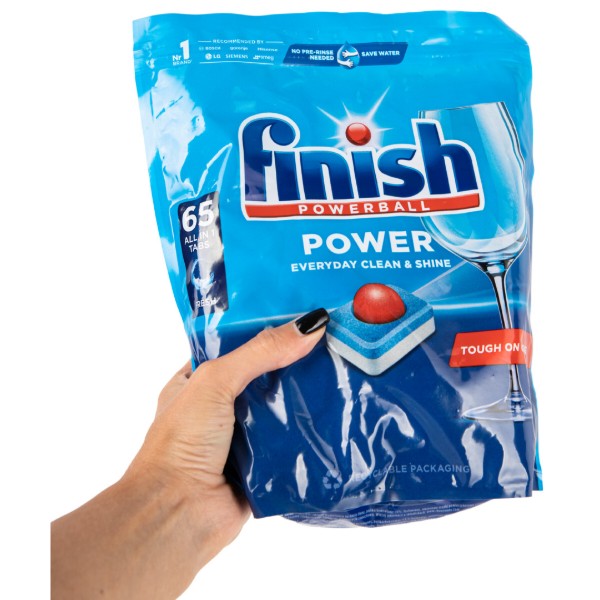 Фото - Набор для мытья в посудомоечной машине Finish ALL IN 1 MAX 65 таб
