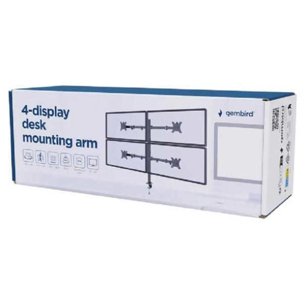 Фото - Кріплення настільне Gembird MA-D4-01