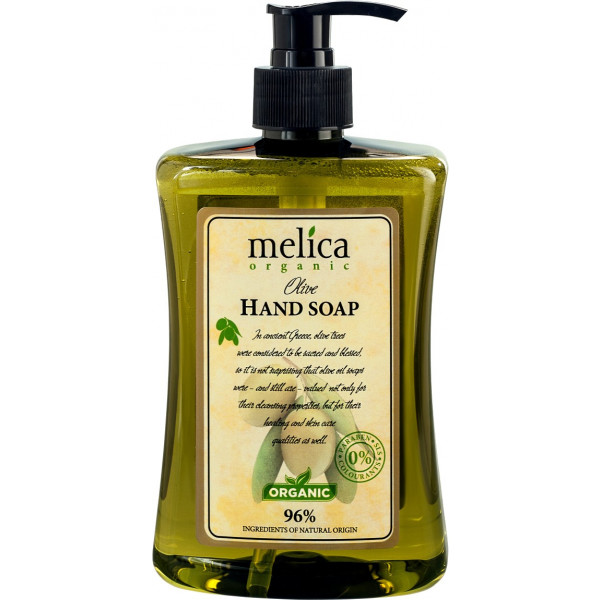 Фото - Рідке мило для рук Melica Organic Оливы (4770416340705)