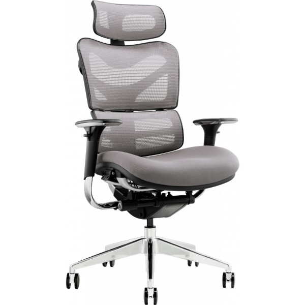 Фото - Кресло офисное GT Racer X-782 Bright Gray (W-20 B-40)