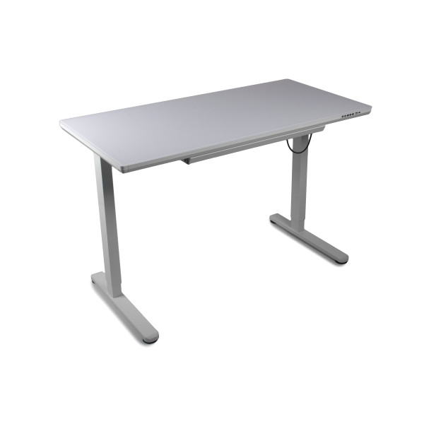 Фото - Стіл з електрорегулюванням висоти Barsky StandUp White glass (BST-12new)