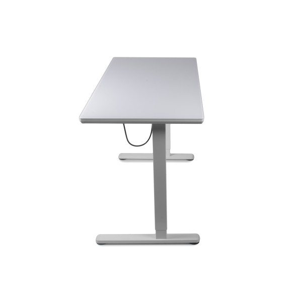 Фото - Стіл з електрорегулюванням висоти Barsky StandUp White glass (BST-12new)