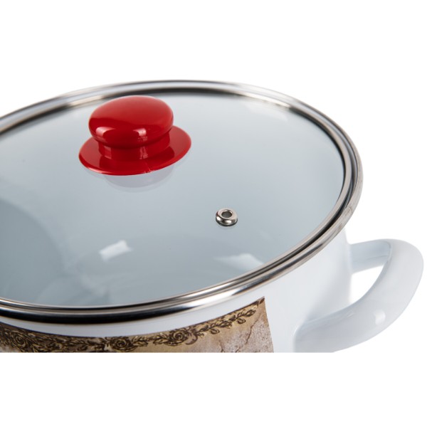 Фото - Каструля Gusto GT-T-124-FG Квітковий сад 24 см 5.7 л