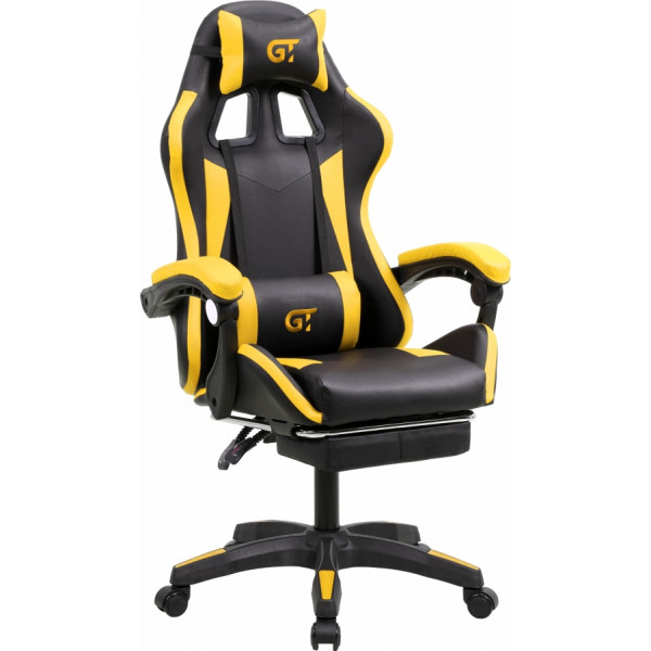 Фото - Кресло для геймеров GT Racer X-2323 Black/Yellow