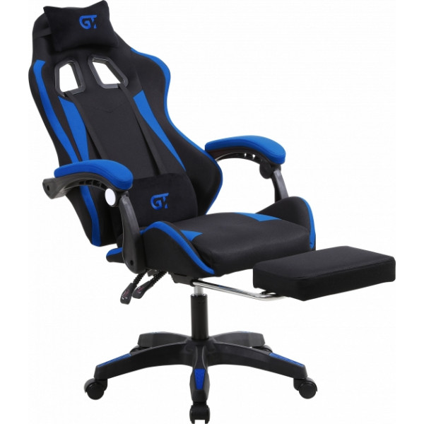 Фото - Крісло для геймерів GT Racer X-2324 Fabric Black/Blue