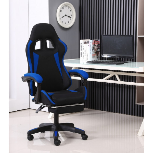 Фото - Крісло для геймерів GT Racer X-2324 Fabric Black/Blue