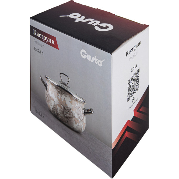 Фото - Каструля Gusto GT-T-216-М Місячне сяйво Premium 16 см 2.1 л