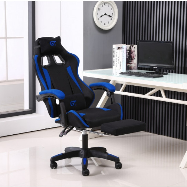 Фото - Крісло для геймерів GT Racer X-2324 Fabric Black/Blue