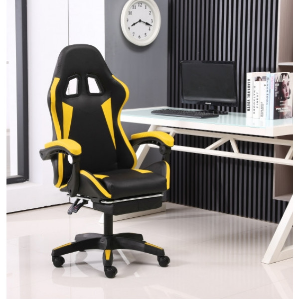 Фото - Кресло для геймеров GT Racer X-2323 Black/Yellow