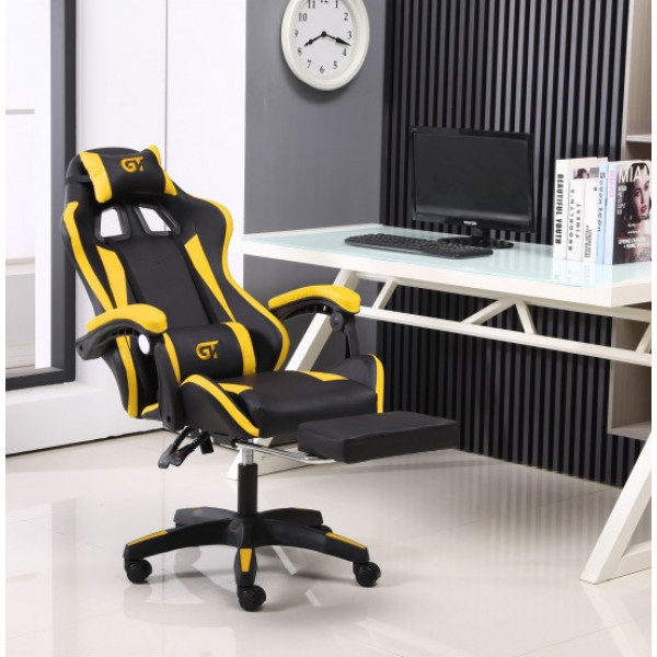 Фото - Кресло для геймеров GT Racer X-2323 Black/Yellow