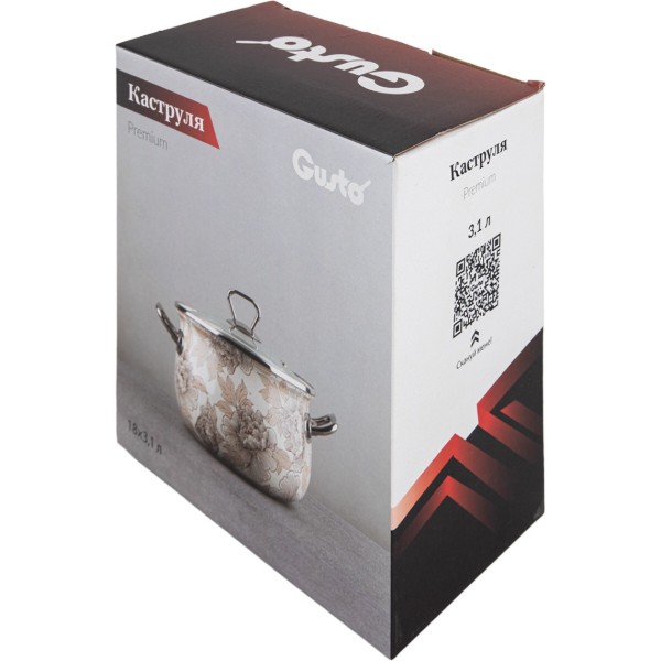 Фото - Кастрюля Gusto GT-T-218-М Лунное сияние Premium 18 см 3.1 л