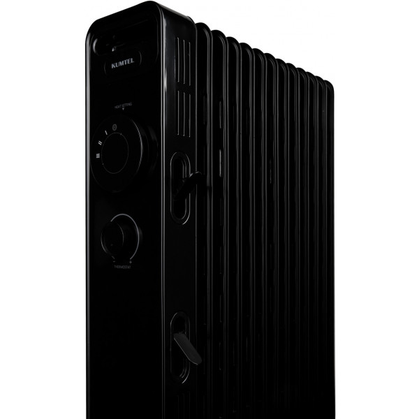 Фото - Уцінка - Обігрівач масляний Kumtel KUM-1240S Black