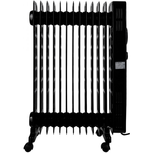 Фото - Уцінка - Обігрівач масляний Kumtel KUM-1240S Black