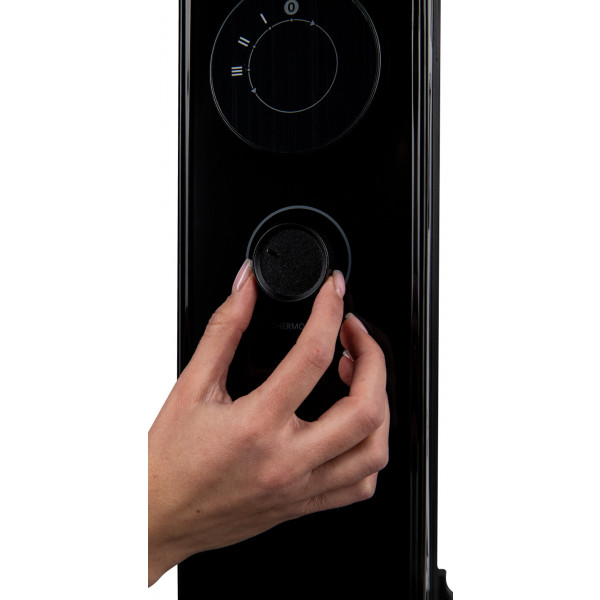 Фото - Уцінка - Обігрівач масляний Kumtel KUM-1240S Black