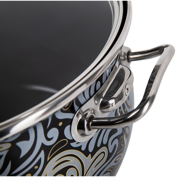 Фото - Кастрюля Gusto GT-T-224-М Лунное сияние Premium 24 см 5.7 л