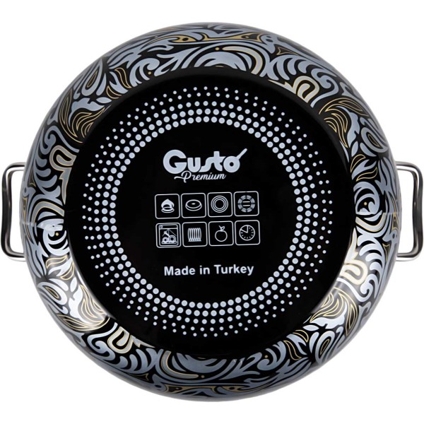 Фото - Кастрюля Gusto GT-T-224-М Лунное сияние Premium 24 см 5.7 л