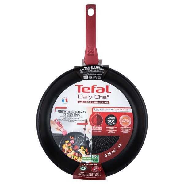 Фото - Сковорода універсальна Tefal G2730672 Daily Chef 28 см