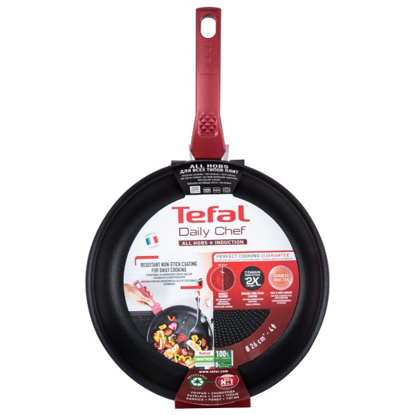 Фото - Сковорода універсальна Tefal G2730572 Daily Chef 26 см