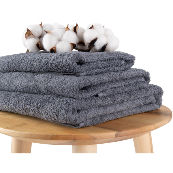 Фото - Набір рушників GM Textile Сірий махровий 3 шт. (70х140, 50х90, 40х70)