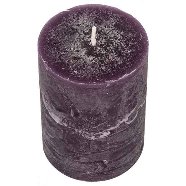 Фото - Свічка декоративна Candy Light темний фіолет C07*10/1-4.6